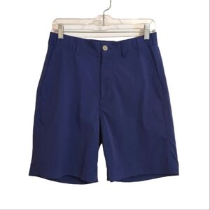 Caribbean Navy Blue Mens Performance Shorts Size 34